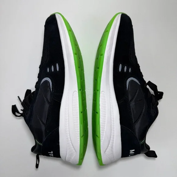 Municipal Origin Sneaker M.OG Black Lime Green Size 10/10.5 - Picture 7 of 13